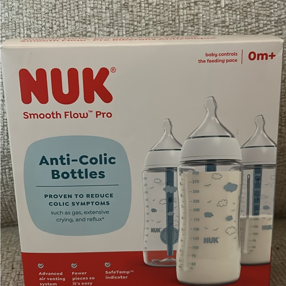 NUK Smooth Flow Pro Anti-Colic Bottles